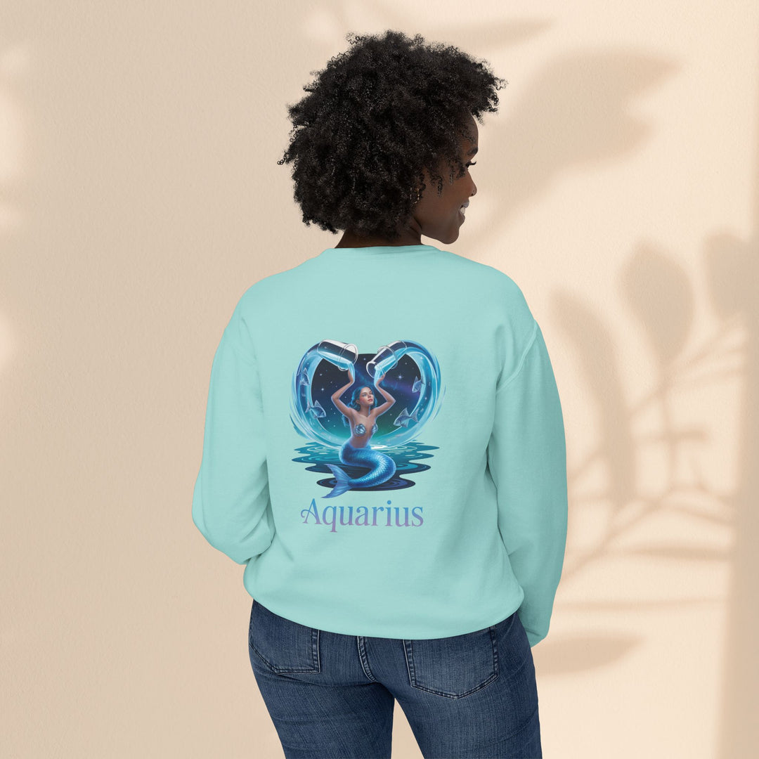 Aquarius Unisex Crewneck Sweatshirt, Zodiac Gifts, Astrology Apparel, Horoscope Sweatshirt, Birthday Gifts