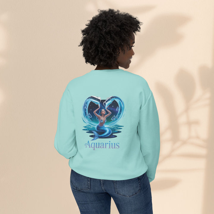 Aquarius Unisex Crewneck Sweatshirt, Zodiac Gifts, Astrology Apparel, Horoscope Sweatshirt, Birthday Gifts