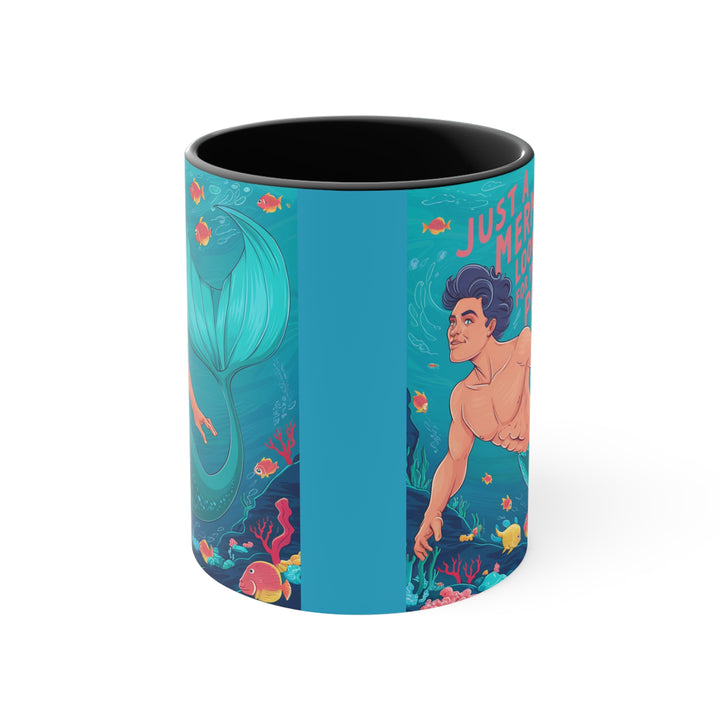 Accent Mugs - Merman Looking For His Pod