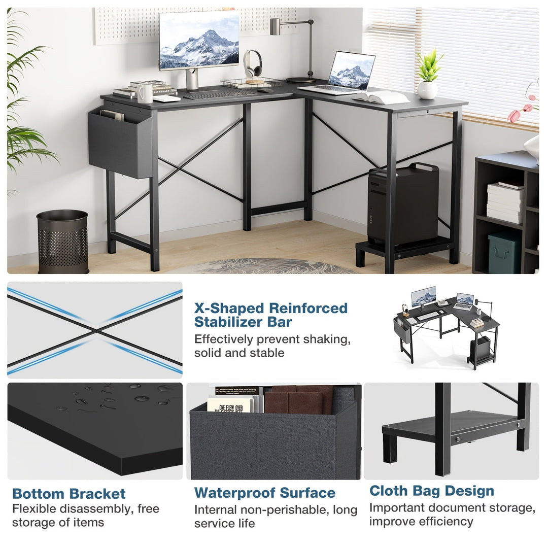 L-Shaped Corner Computer Desk | Home Office Gaming Desk