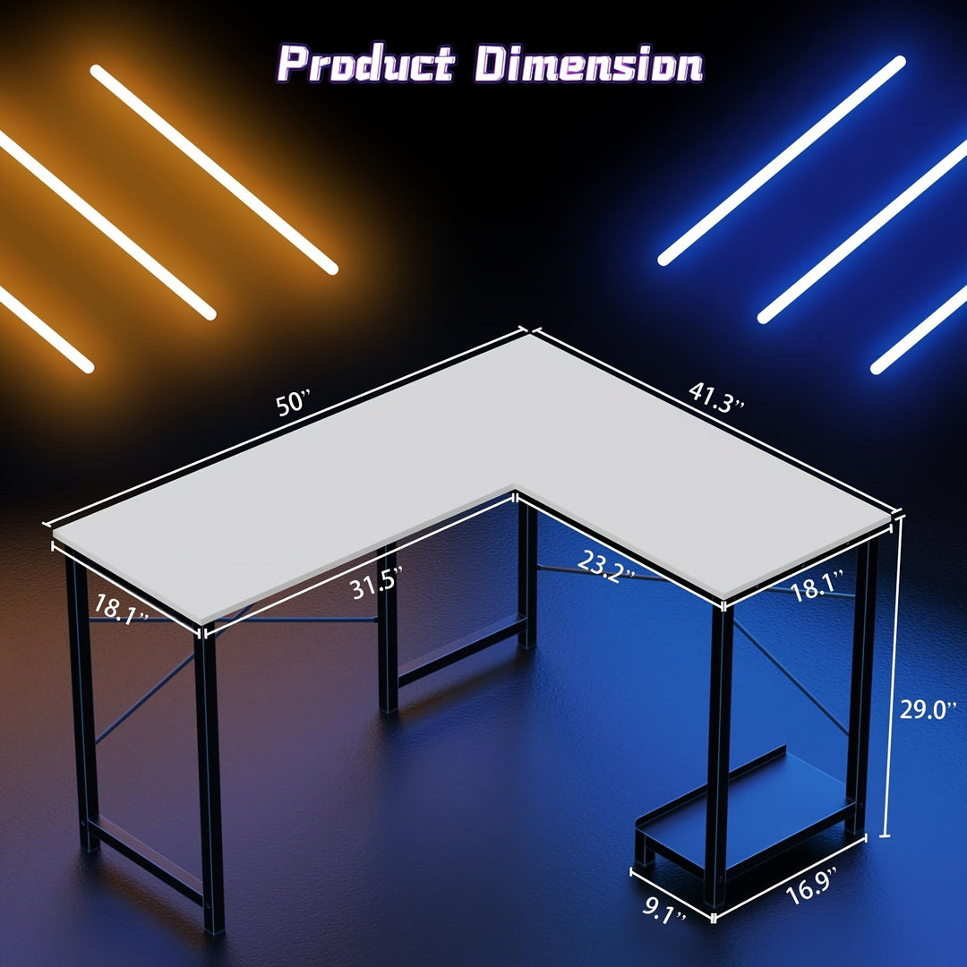 L-Shaped Corner Computer Desk | Home Office Gaming Desk