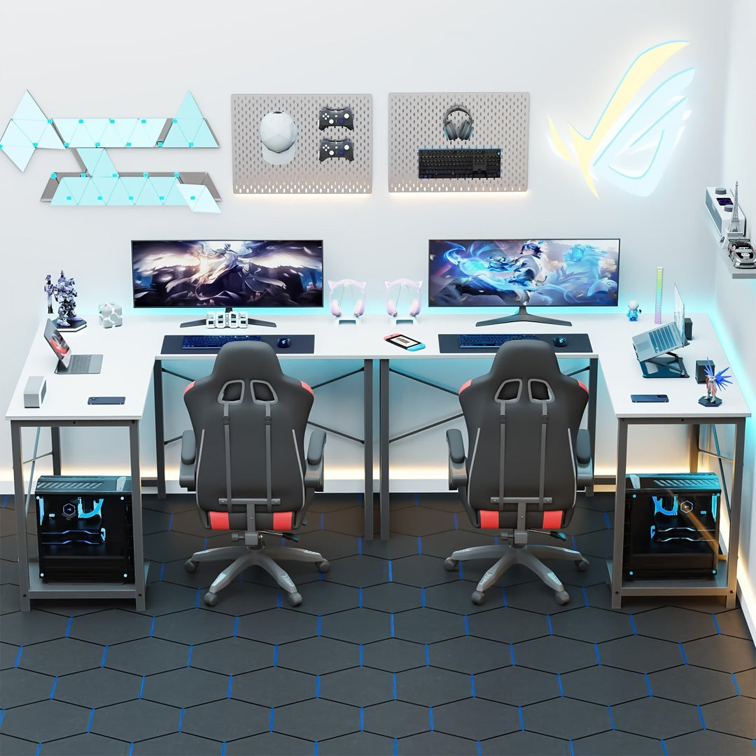 L-Shaped Corner Computer Desk | Home Office Gaming Desk