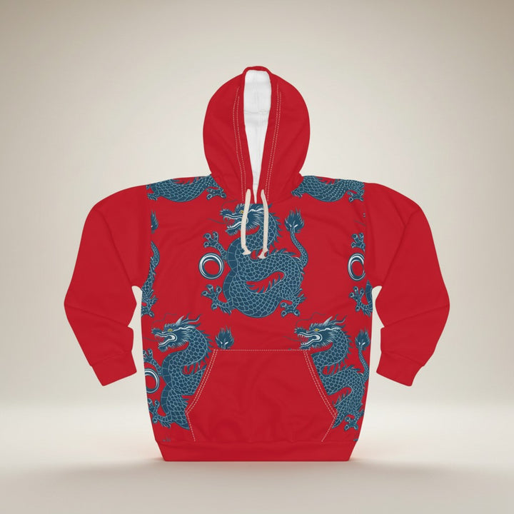 Unisex Pullover Hoodie - Azure Dragon
