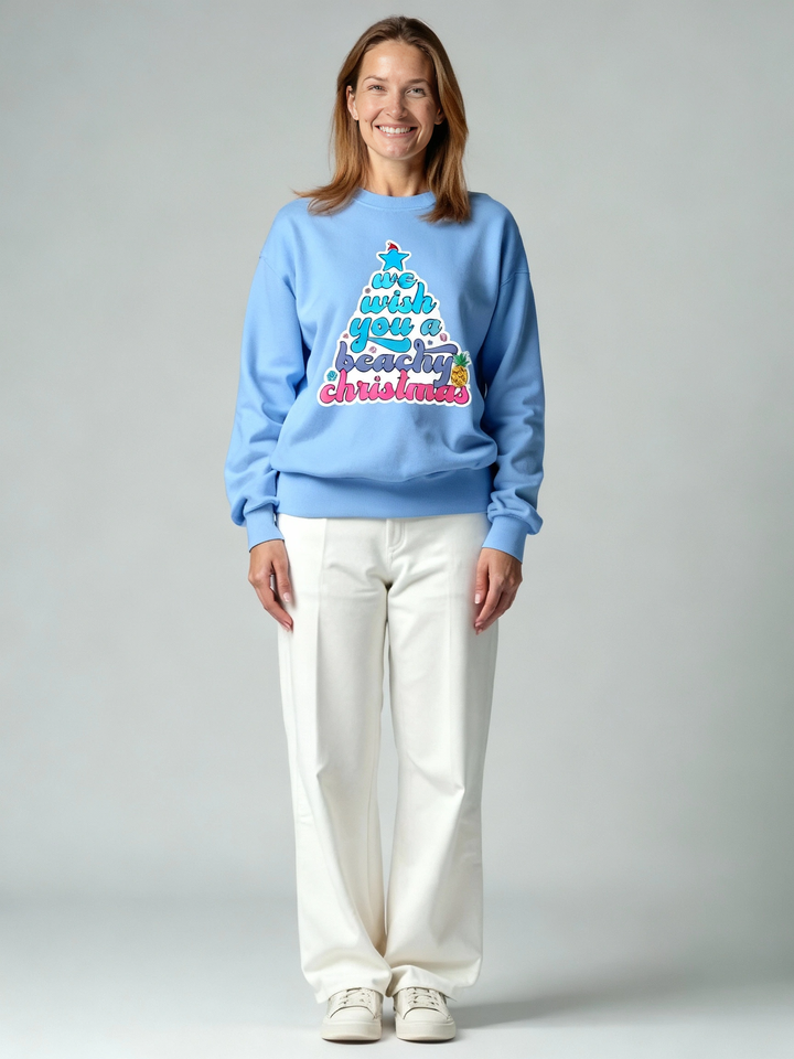 Beachy Christmas - Unisex Heavy Blend™ Crewneck Sweatshirt