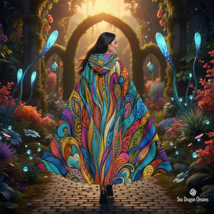 Cloak of Many Colors Unisex Hooded Cloak