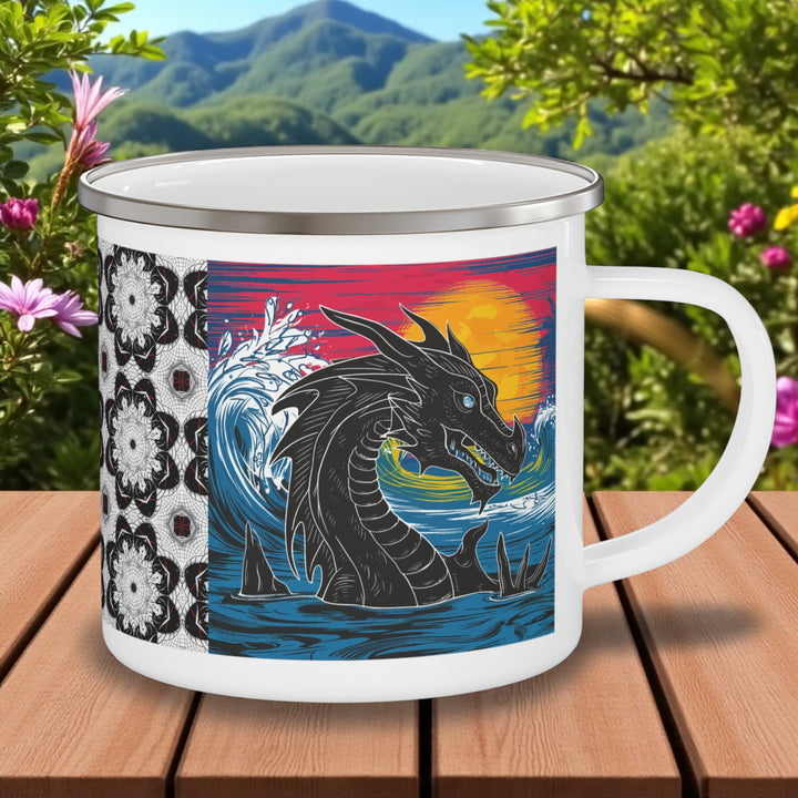 Enamel Camping Mug - Conquering Dragon