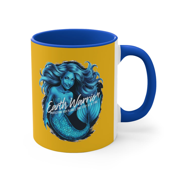 Earth Warrior 11oz Accent Mug – Eco Spirit Gift