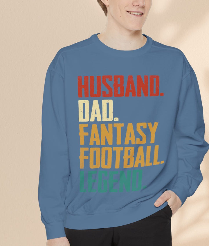 Football Fantasy Legend Sweatshirt – Dad & Husband Gift