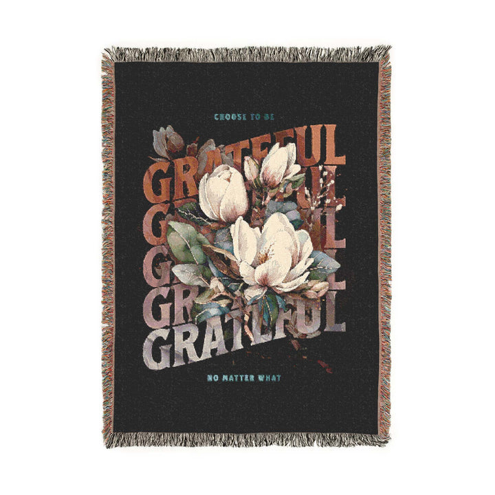 Woven Blanket - Grateful