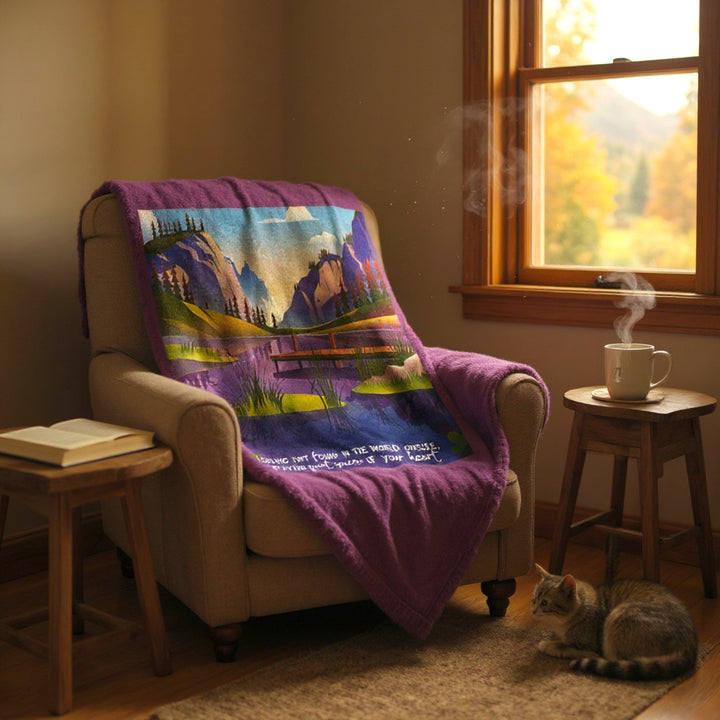 Healing From Within - Velveteen Plush Blanket
