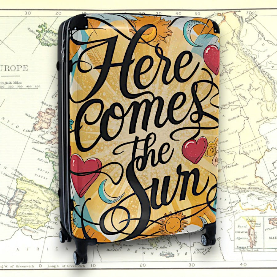 Suitcase - Here Comes The Sun Travel Luggage