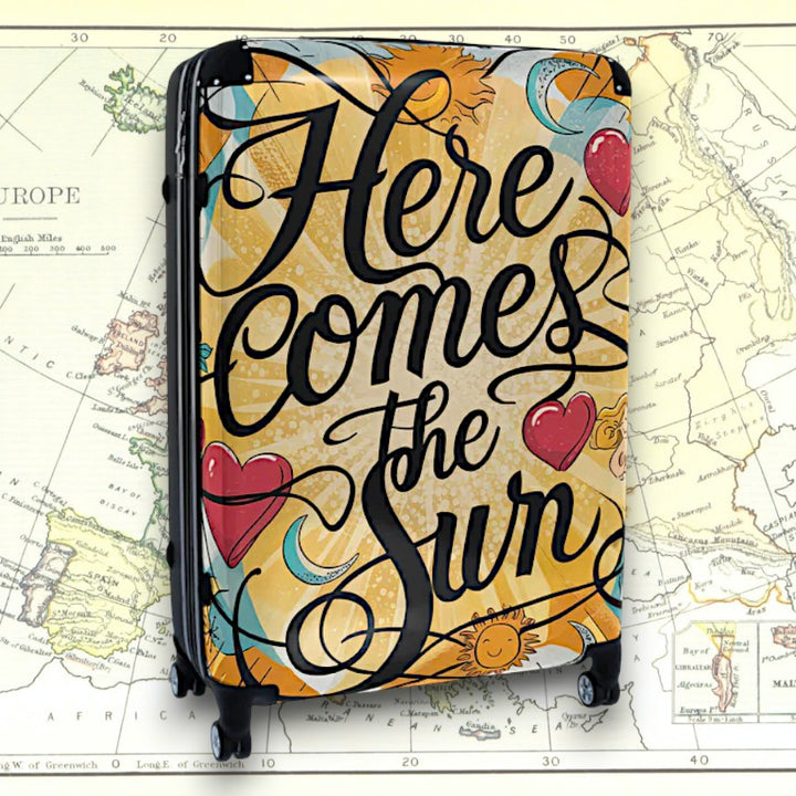 Suitcase - Here Comes The Sun Travel Luggage