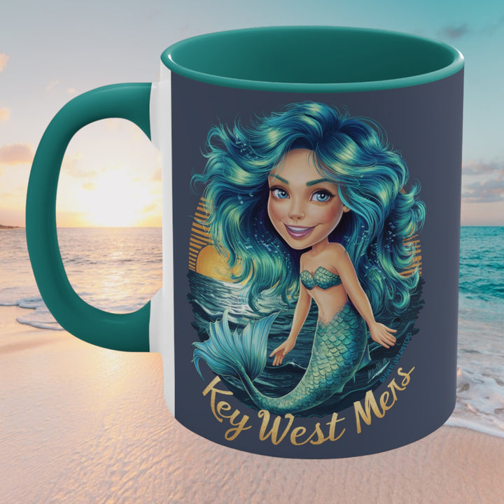 11oz Accent Mug - Beautiful Key West Mermaids