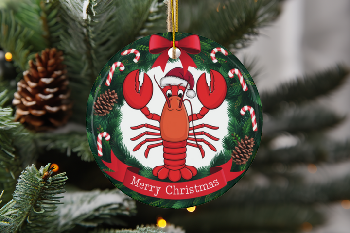 Ceramic Ornament - Lobster Delight