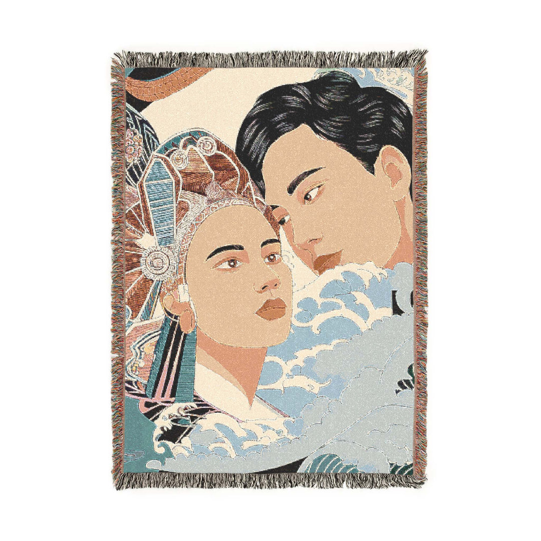 Woven Blanket - Whispers of Love