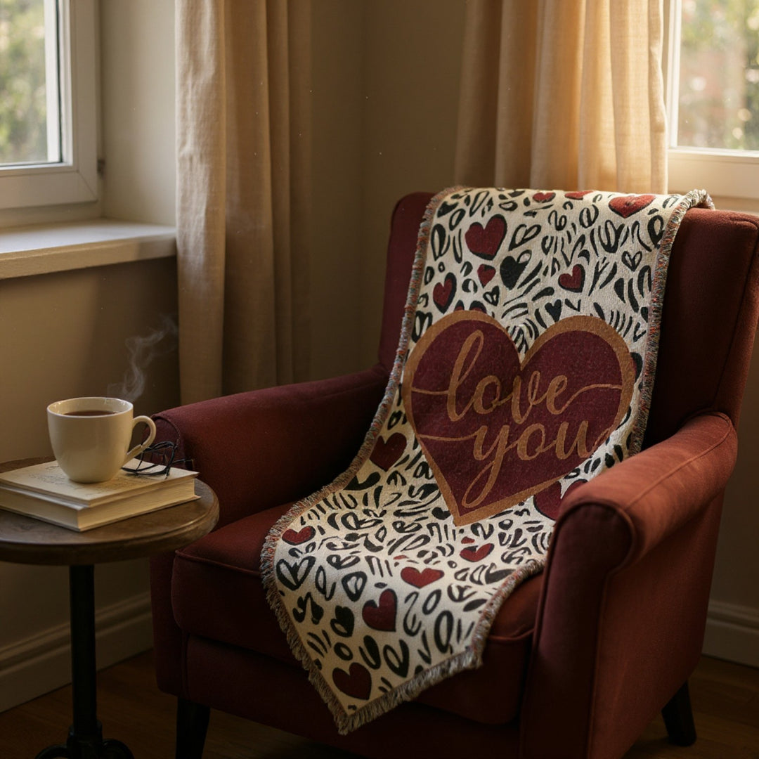 Woven Blanket - Love You