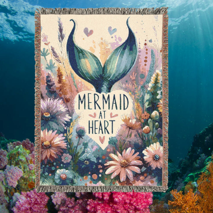 Woven Blanket - Mermaid At Heart