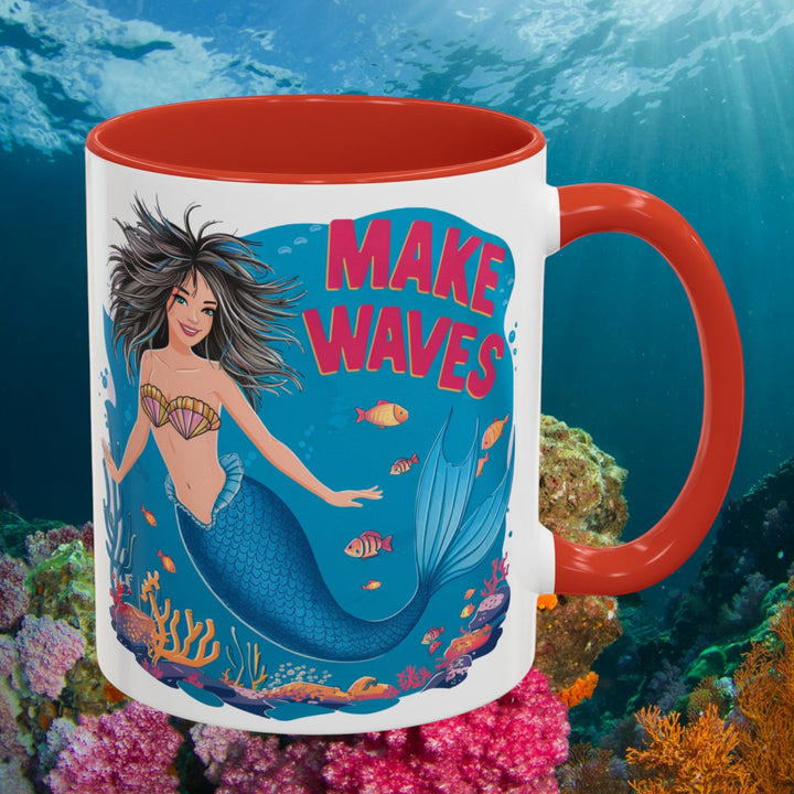 Accent Coffee Mug (11, 15oz) - Make Waves