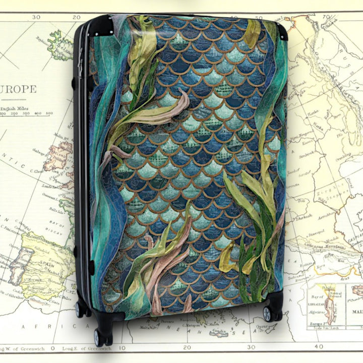 Mermaid Scale Party Suitcase