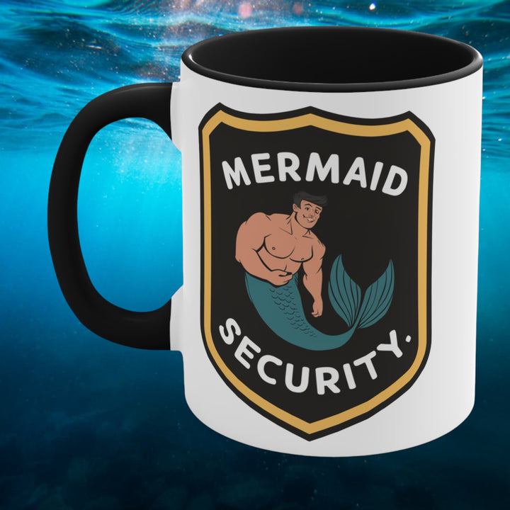 Mermaid Security Accent Mug – Funny Ocean Gift