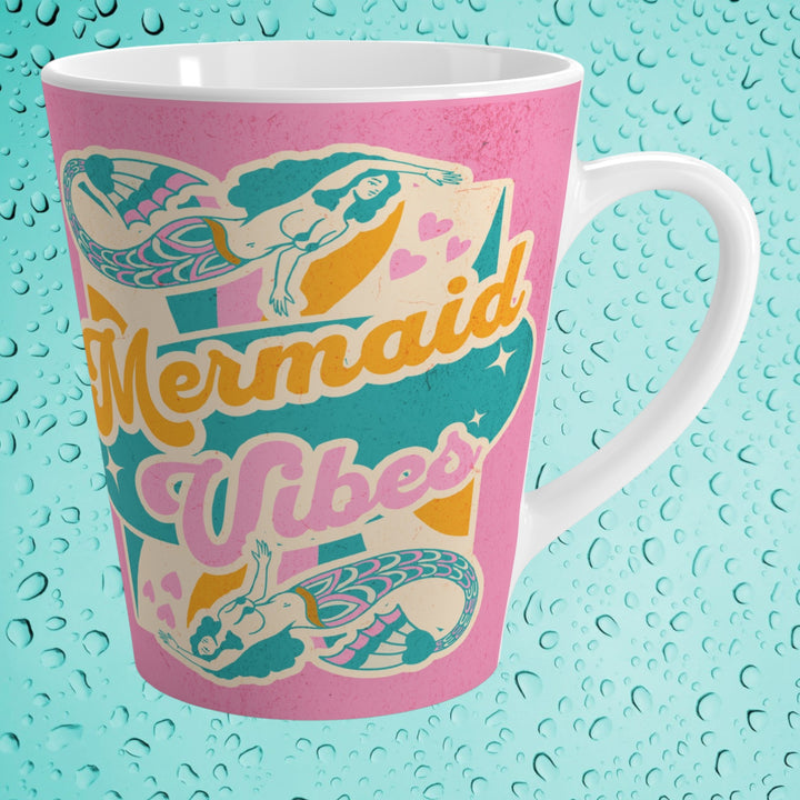 Mermaid Vibes Latte Mug – Ocean Lover Gift Cup