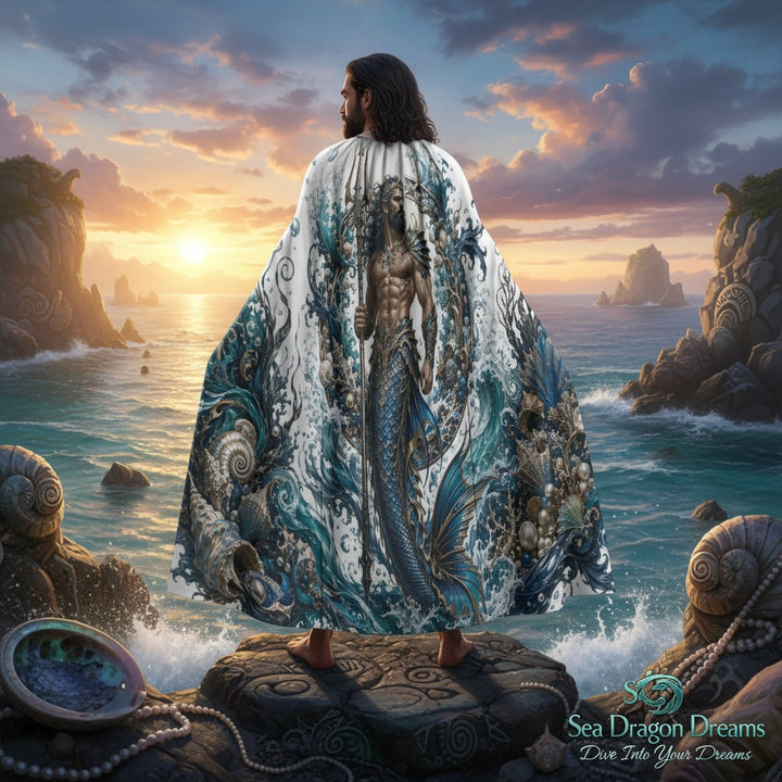 Merman Unisex Hooded Cloak