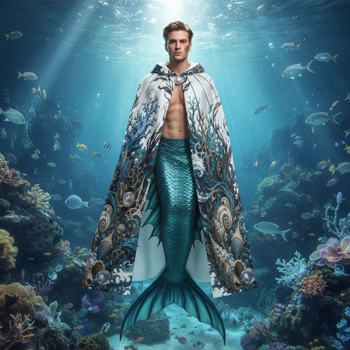 Merman Unisex Hooded Cloak