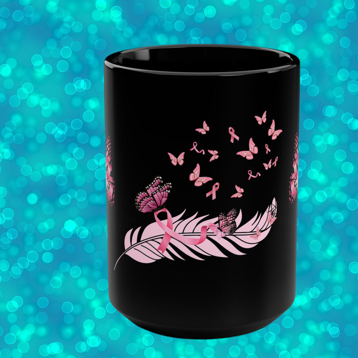 Miracles of Transformation Black Mug, 15oz