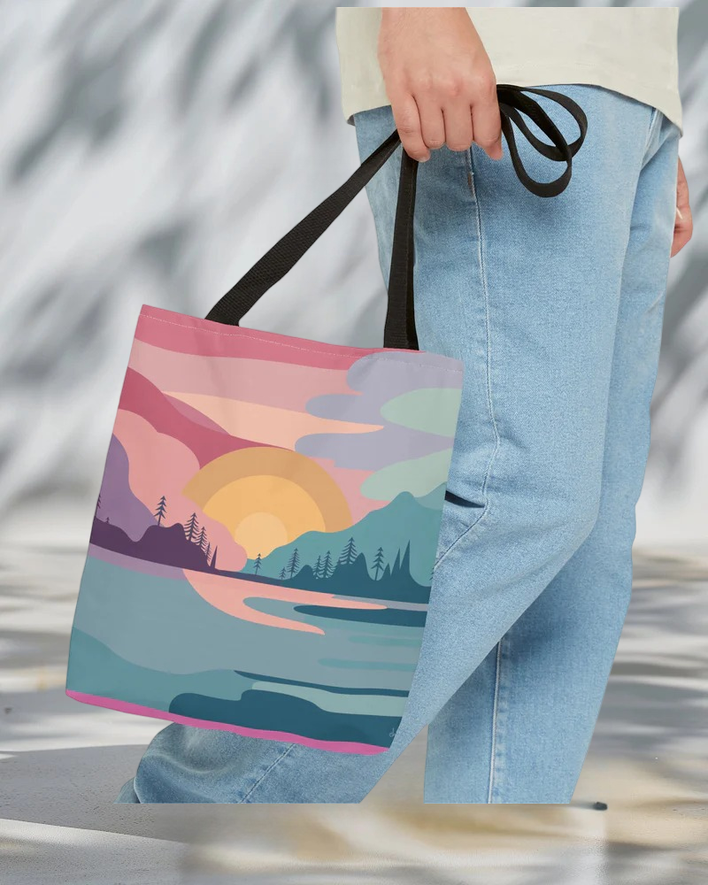 Tote Bag - Pastel Scene