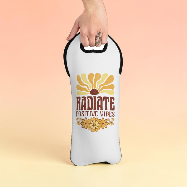 Wine Tote Bag - Radiate Positive Vibes