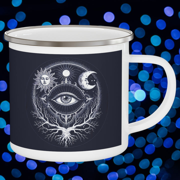 Enamel Camping Mug - Sacred Eye