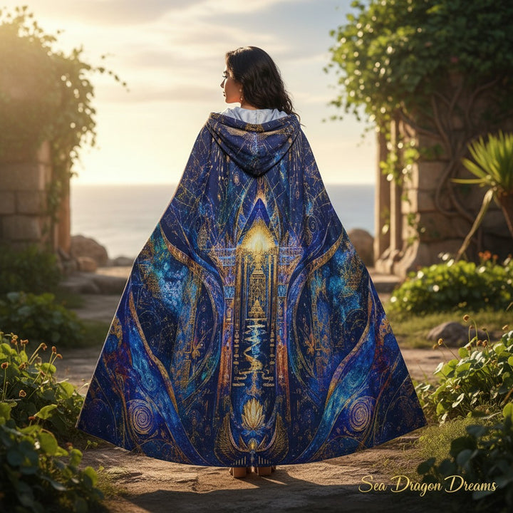 Sacred Light Unisex Hooded Cloak