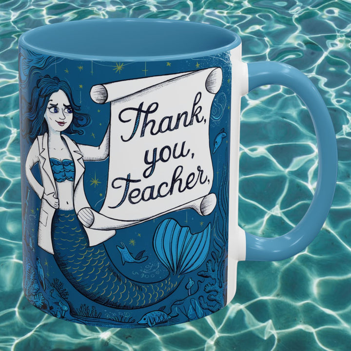 Thank You Teacher Accent Mug – 11oz & 15oz Gift