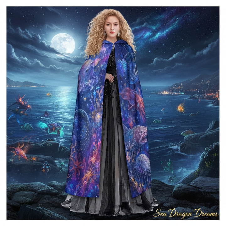 Under the Sea Unisex Hooded Cloak
