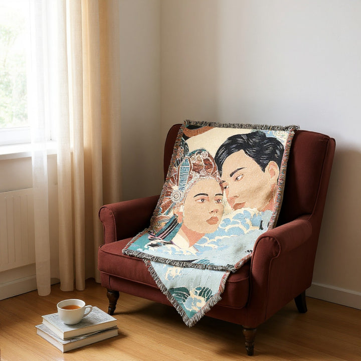 Woven Blanket - Whispers of Love