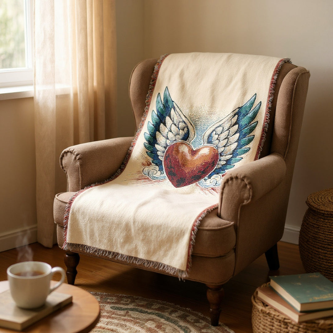 Woven Blanket - My Heart Has Wings