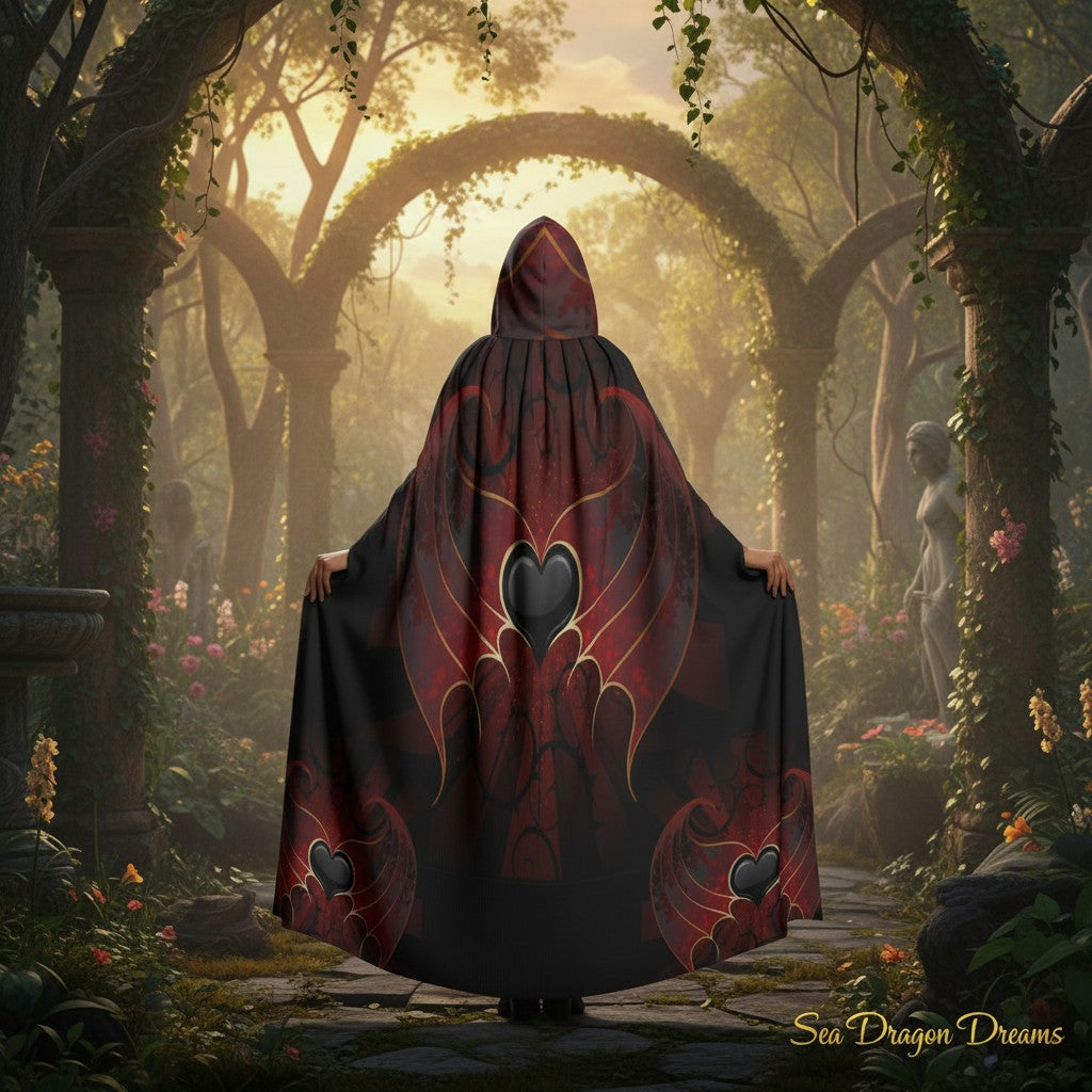 You Are My Heart Unisex Hooded Cloak