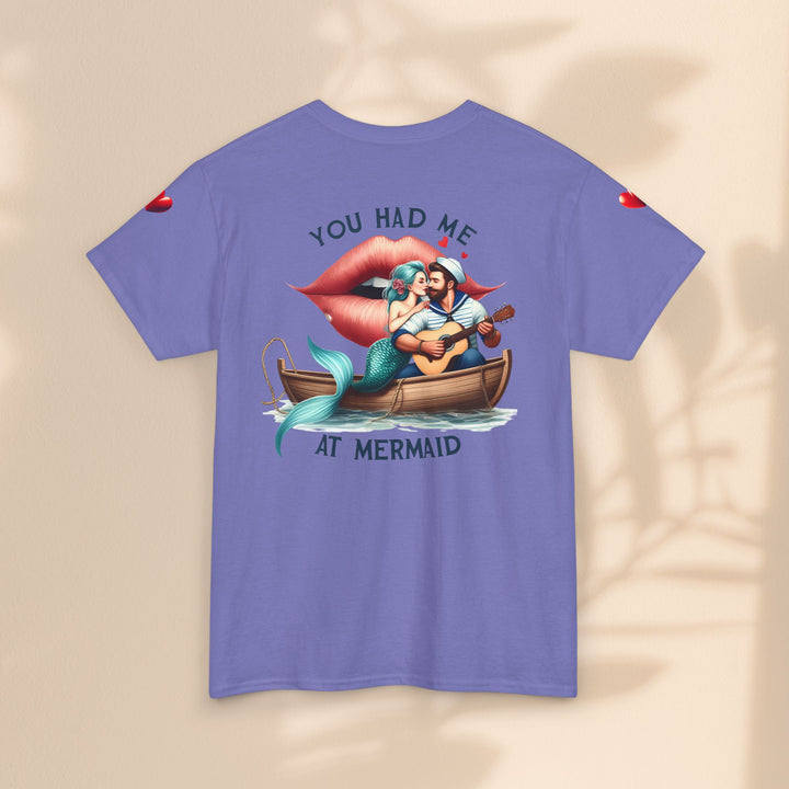 Unisex Heavy Cotton Tee - You Had Me At Mermaid