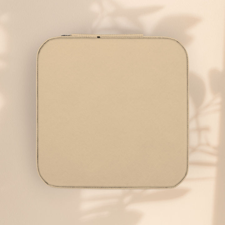 Gemini Zodiac Jewelry Travel Case — Compact Organizer for Rings, Earrings & Necklaces