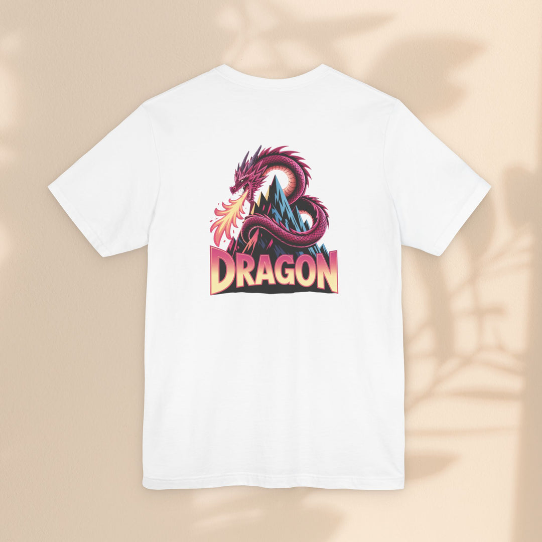 Dragon Graphic Tee, Unisex T-Shirt, Fantasy Shirt, Gift for Gamers, Dragon Lovers Shirt, Casual Wear, Unique Apparel