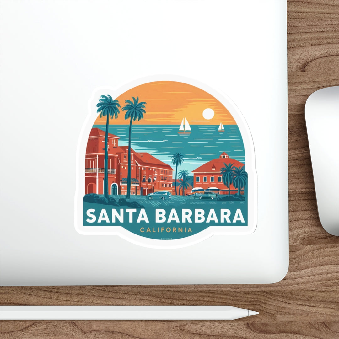 Die-Cut Stickers - Santa Barbara California