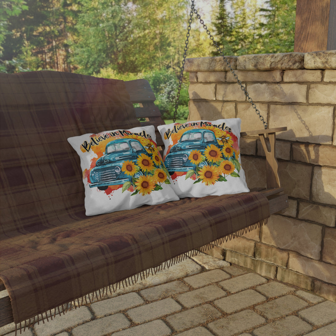 Outdoor Pillows - Believe in Miracles