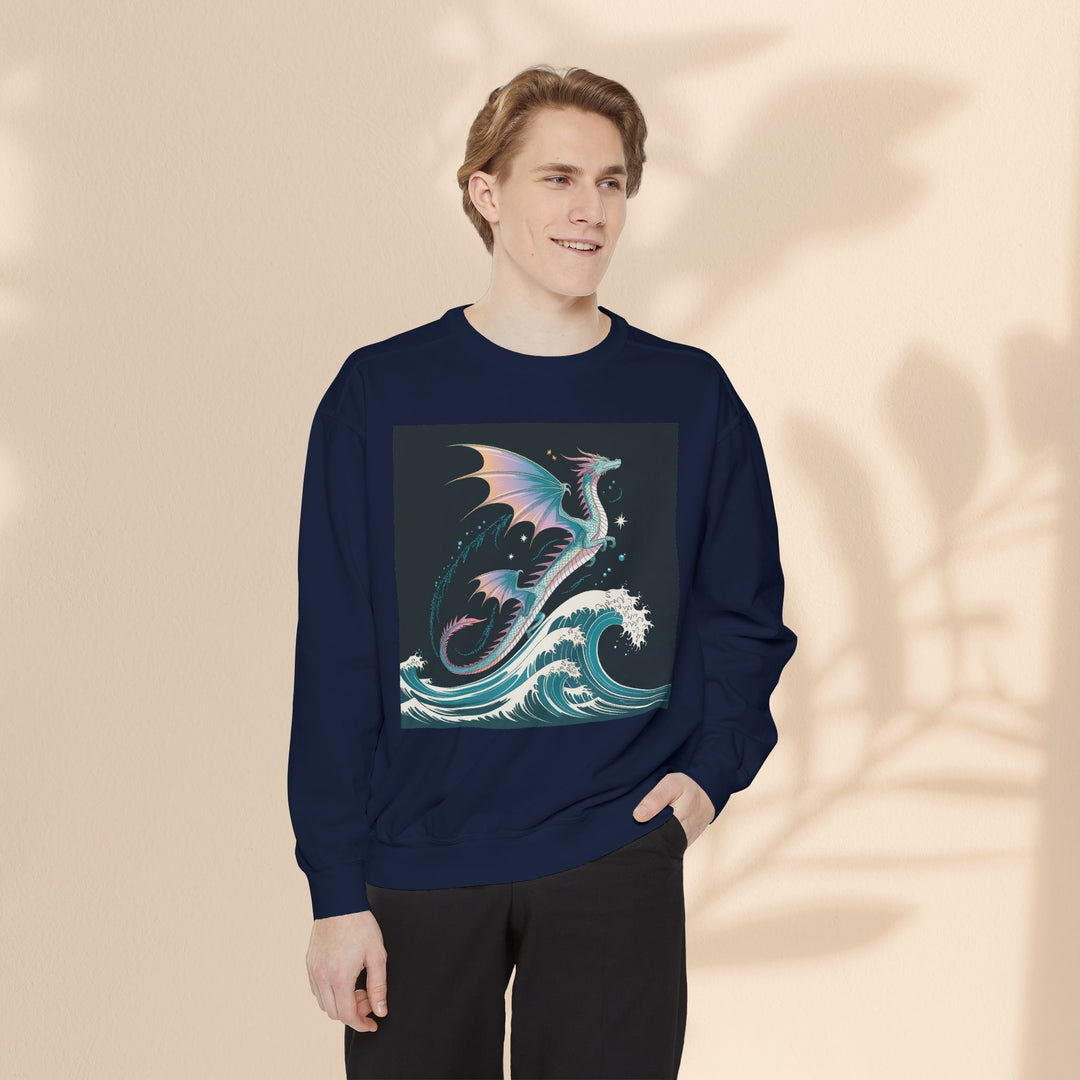 Mythical Dragon Wave Sweatshirt