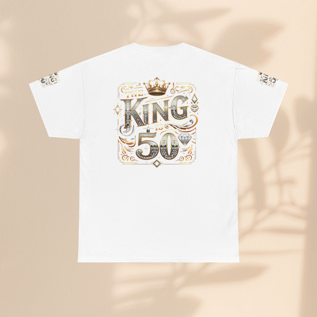 Royal 50th Birthday Tee, Vintage King Shirt, Men’s Birthday Gift, Celebrate 50 Years, Custom Graphic T-Shirt, Fun Party Top