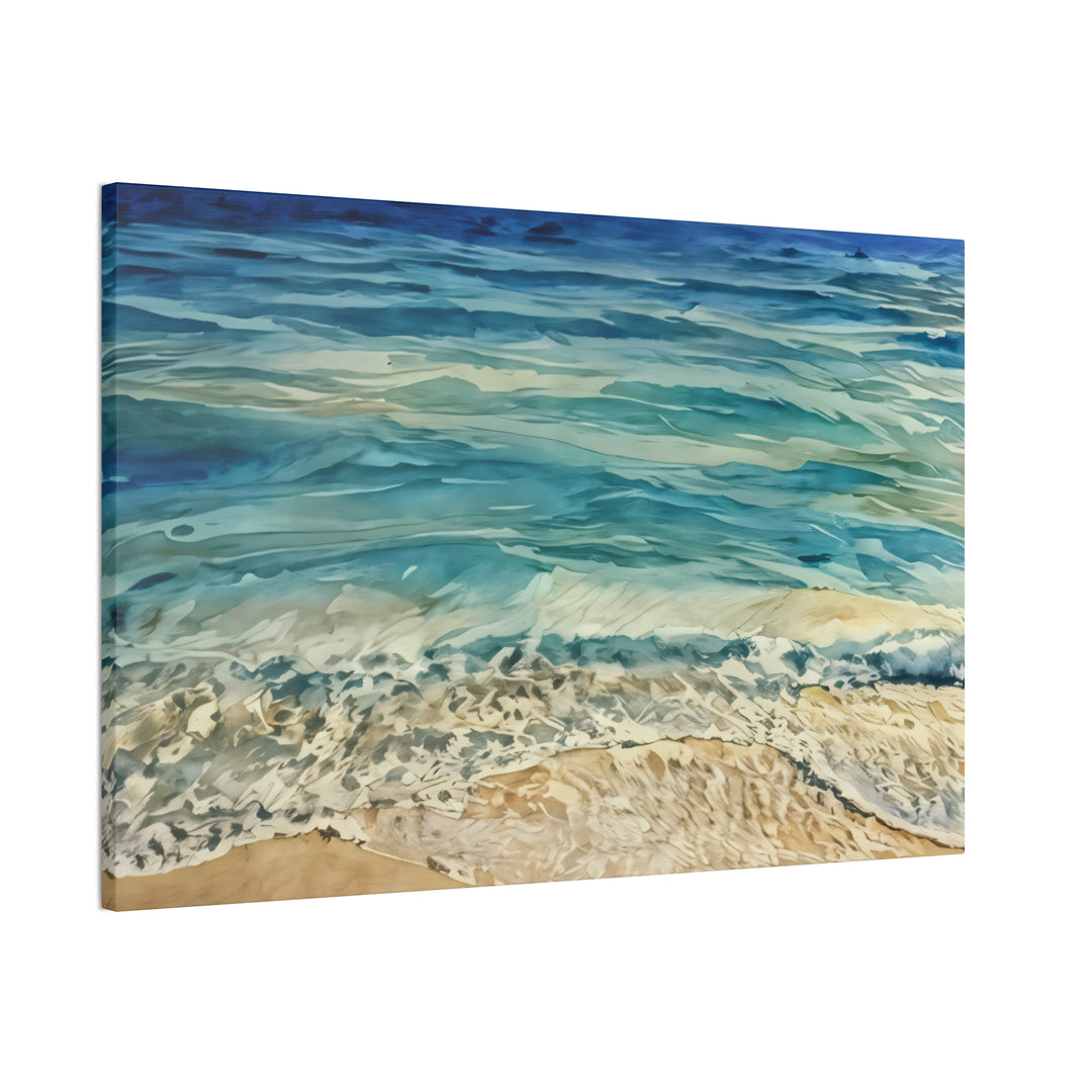 Stretched Beach Art Canvas Print