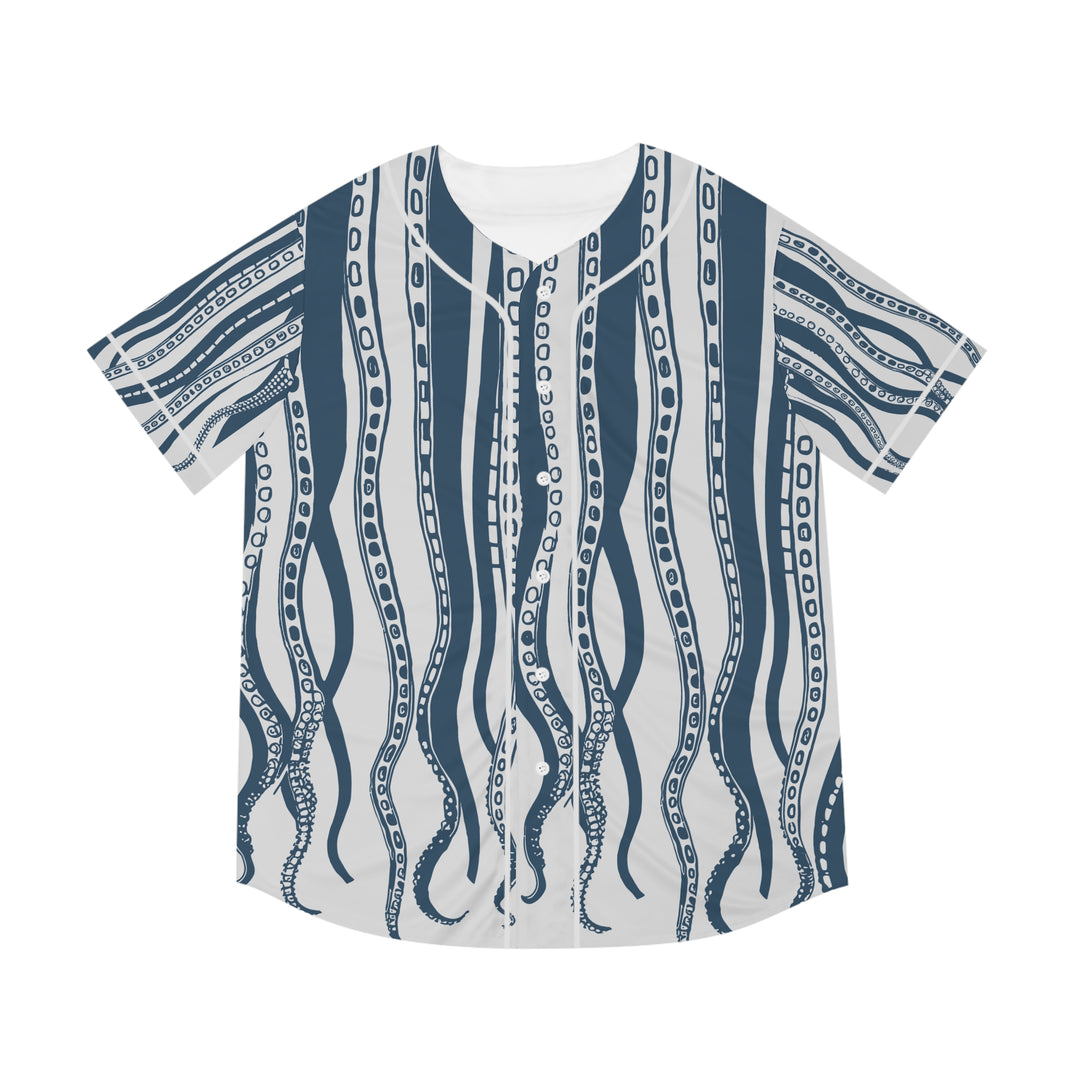 Men's Baseball Jersey (AOP) - Octopus