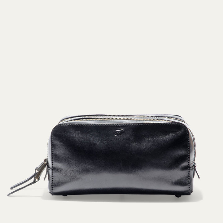 Professional Leather Travel Kit – Luxury Full-Grain Italian Toiletry Bag