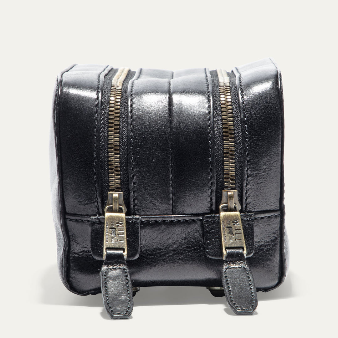Professional Leather Travel Kit – Luxury Full-Grain Italian Toiletry Bag