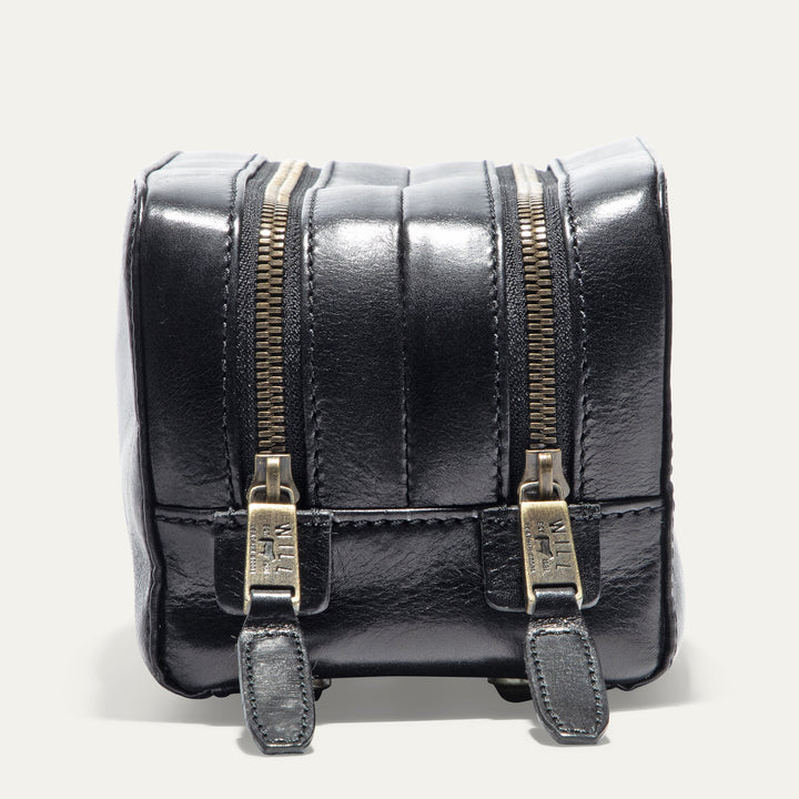 Professional Leather Travel Kit – Luxury Full-Grain Italian Toiletry Bag