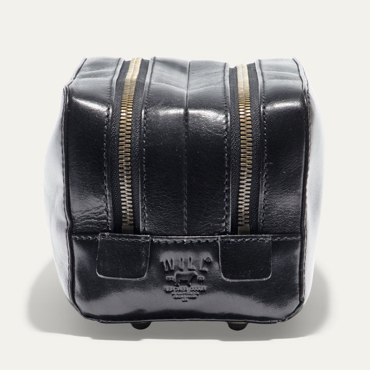 Professional Leather Travel Kit – Luxury Full-Grain Italian Toiletry Bag